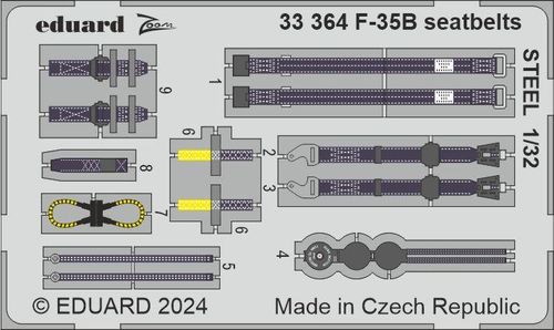 F-35B - Seatbelts STEEL...