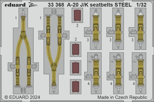A-20J/K - Seatbelts - Steel ...