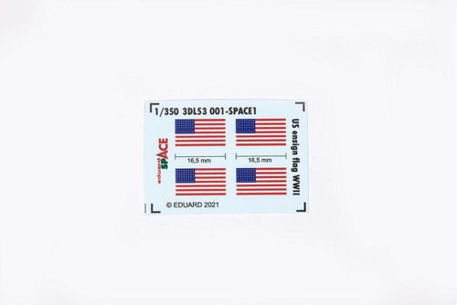 US Ensign flag WWII SPACE