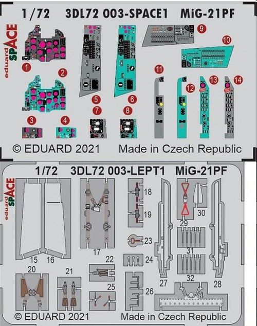 MiG-21PF - Space [Eduard]