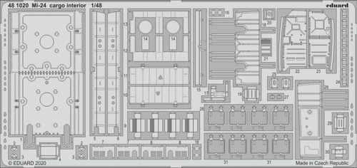 Mi-24 - Cargo interior...