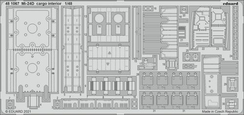 Mi-24D - Cargo interior...
