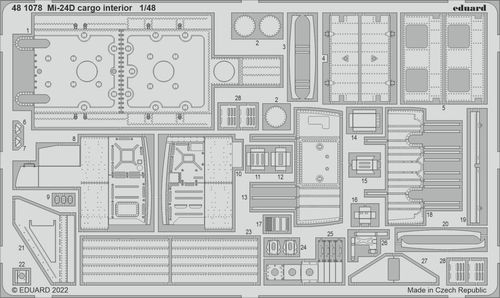 Mi-24D - Cargo interior...