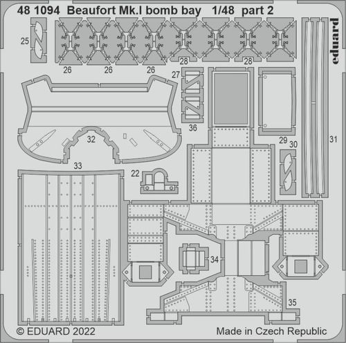 Beaufort Mk.I - Bomb bay [ICM]