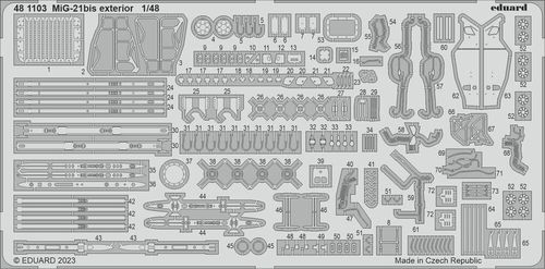 MiG-21bis - Exterior [Eduard]