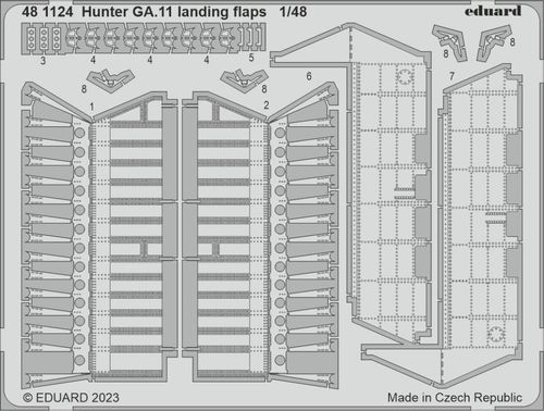Hunter GA.11 - Landing flaps...