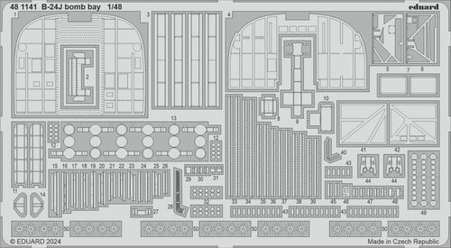 B-24J - Bomb bay