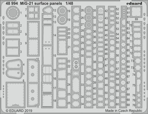 MiG-21 - Surface panels...