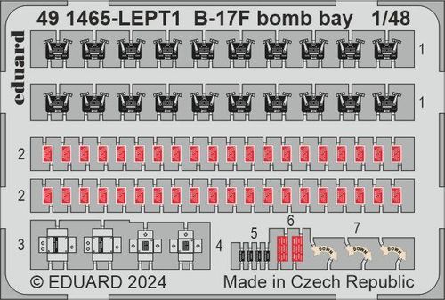 B-17F - Bomb bay [Eduard]