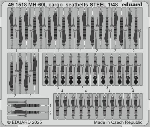 MH-60L - Cargo seatbelts -...