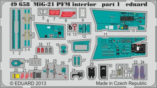 MiG-21PFM - Interior [Eduard]
