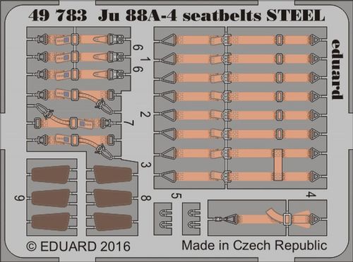 Junkers Ju 88 A-4 - Seatbelts...