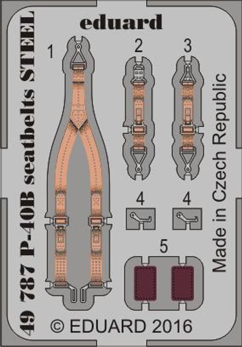 Curtiss P-40B - Seatbelts...