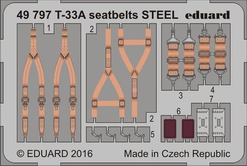 T-33A - Seatbelts STEEL...