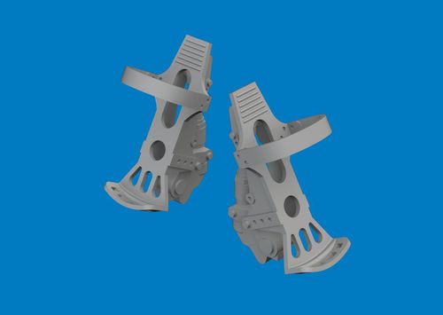 Bf 109G-5/6 - Rudder pedals -...