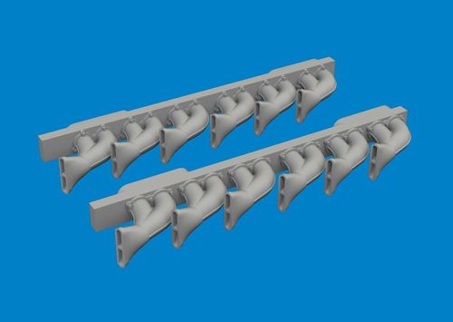 P-39 - Exhaust stacks...