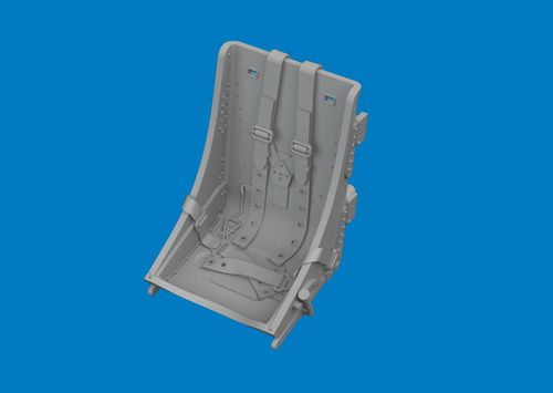 P-40 - Seat w/ integral belts...