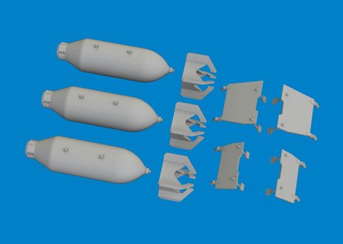 P-40 - 500lb M64 US bombs...