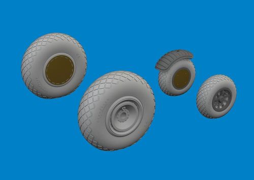 B-24D - Wheels [HobbyBoss]