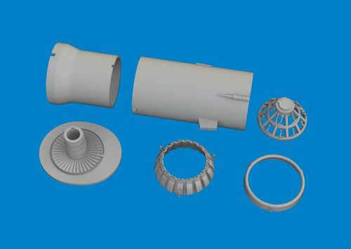 MiG-21F - Exhaust nozzle -...