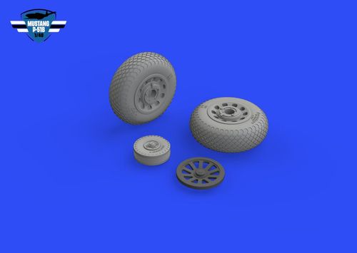 P-51B/C - Wheels cross tread...