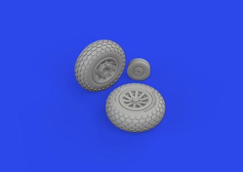 P-51D - Wheels oval tread