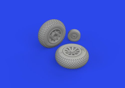 P-51D - Wheels cross tread