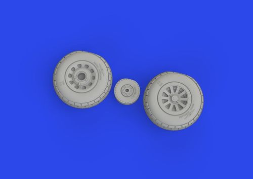 P-51D - Wheels block tread...