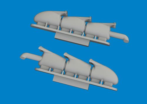 Spitfire Mk.V - Three-stacks...