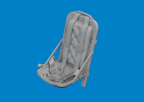 P-51D - Seat w/ integral...
