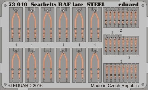 Seatbelts RAF late STEEL