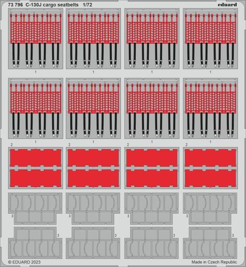 C-130J - Cargo seatbelts...
