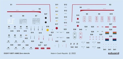 A6M2 - Stencils [Tamiya]