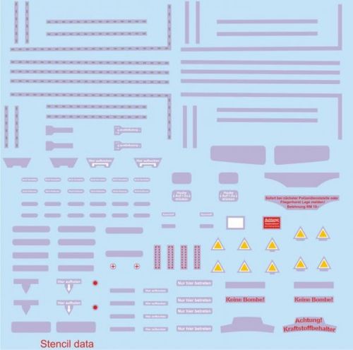 Focke-Wulf Fw 190 A - Stencils