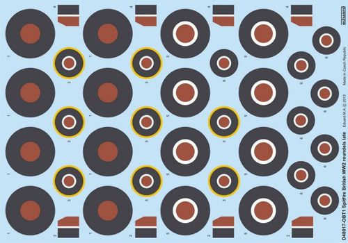 Spitfire British WW2 roundels...