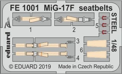 MiG-17F - Seatbelts STEEL...