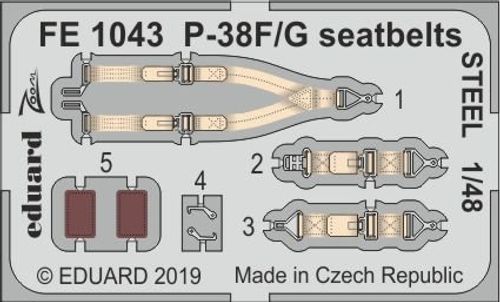 P-38F/G Lightning - Seatbelts...