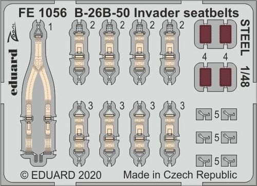 B-26B-50 Invader - Seatbelts...