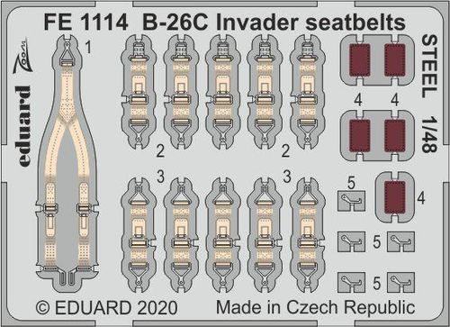 B-26C Invader - Seatbelts...
