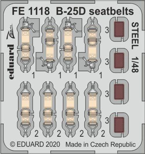 B-25D Mitchell - Seatbelts...