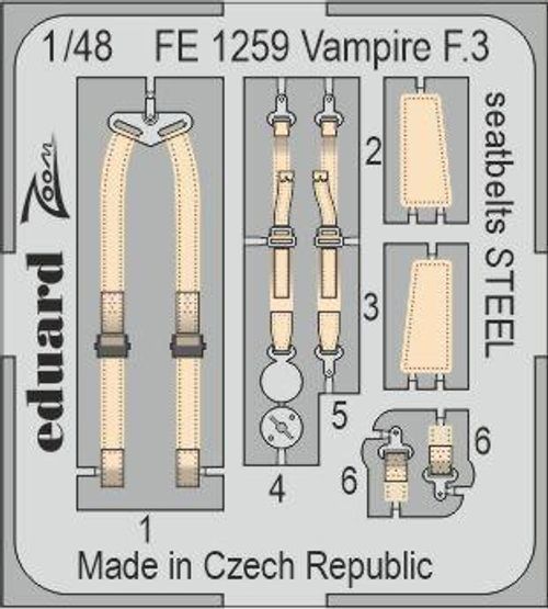 Vampire F.3 - Seatbelts STEEL...