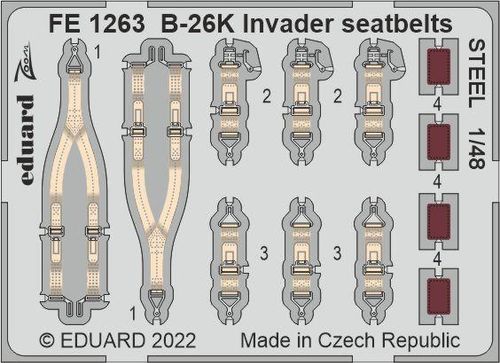 B-26K Invader - Seatbelts...
