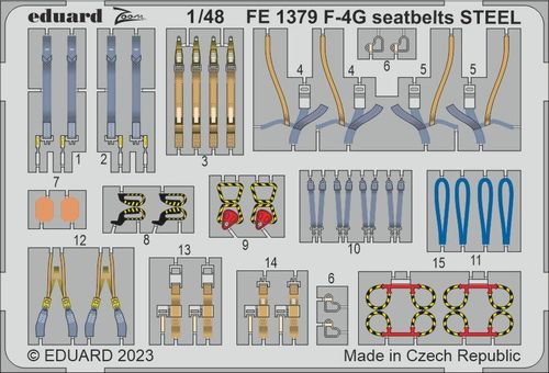 F-4G - Seatbelts STEEL [Meng...