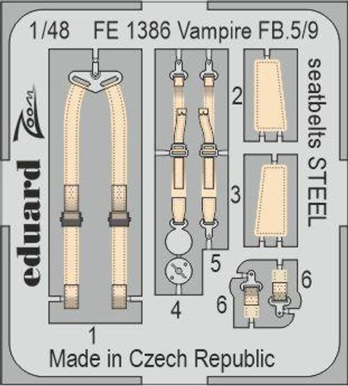 Vampire FB.5/9 - Seatbelts...