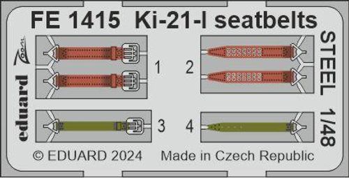 Ki-21-I - Seatbelts STEEL...