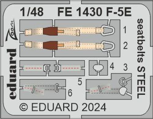 F-5E - Seatbelts - Steel...