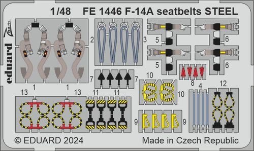 F-14A - Seatbelts - Steel...