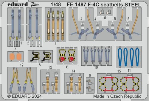 F-4C - Seatbelts - Steel...