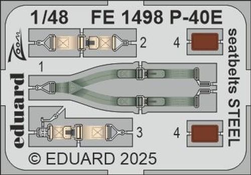 P-40E - Seatbelts - Steel ...