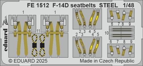 F-14D - Seatbelts - Steel...